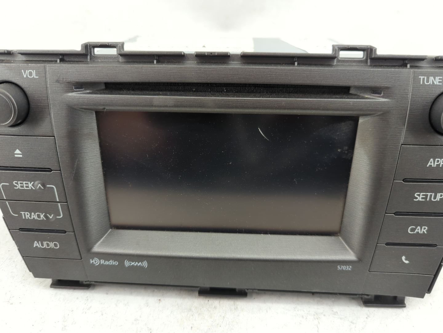 2014 Toyota Prius Radio AM FM Cd Player Receiver Replacement P/N:86140-47060 CV-VS01E44D Fits OEM Used Auto Parts - Oemuseda