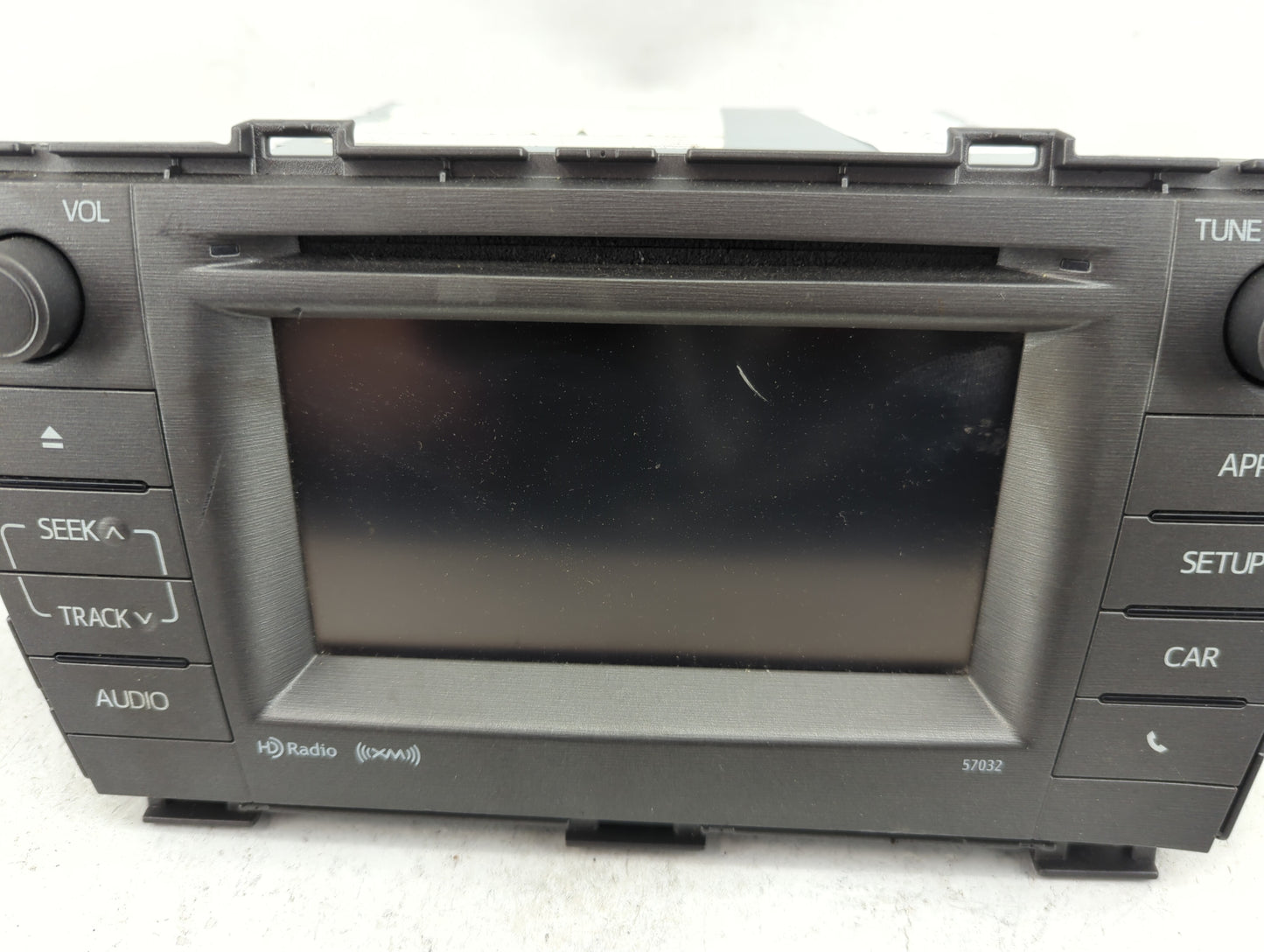 2014 Toyota Prius Radio AM FM Cd Player Receiver Replacement P/N:86140-47060 CV-VS01E44D Fits OEM Used Auto Parts - Oemuseda