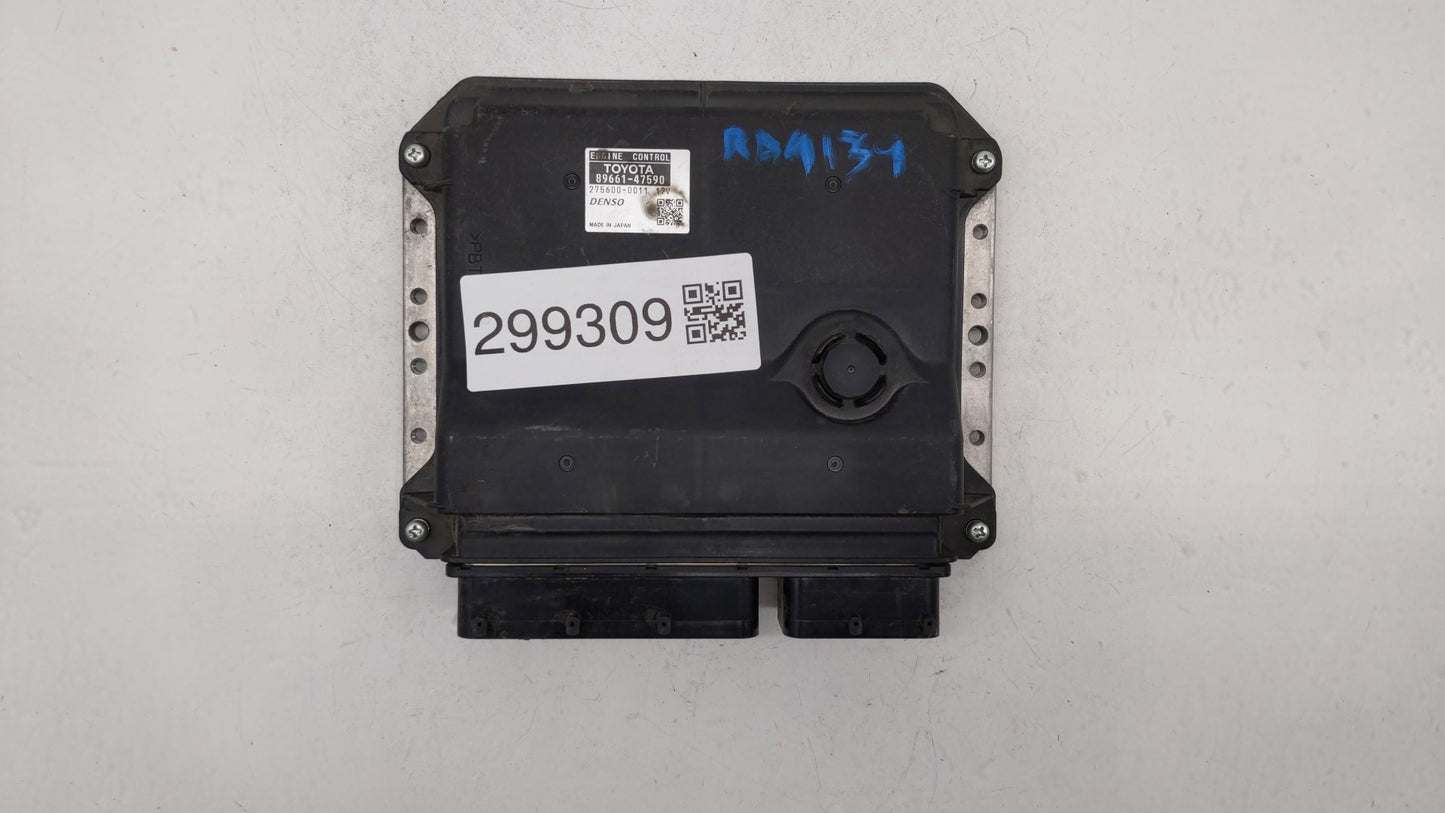 2014 Toyota Prius PCM Engine Control Computer ECU ECM PCU OEM P/N:89661-47590 Fits OEM Used Auto Parts - Oemusedautoparts1.c