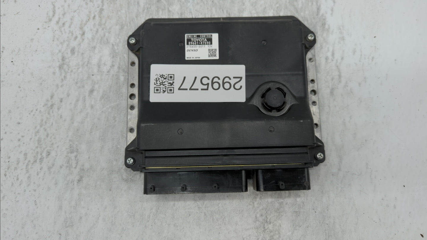 2014 Toyota Prius PCM Engine Control Computer ECU ECM PCU OEM P/N:89661-47590 Fits OEM Used Auto Parts - Oemusedautoparts1.c