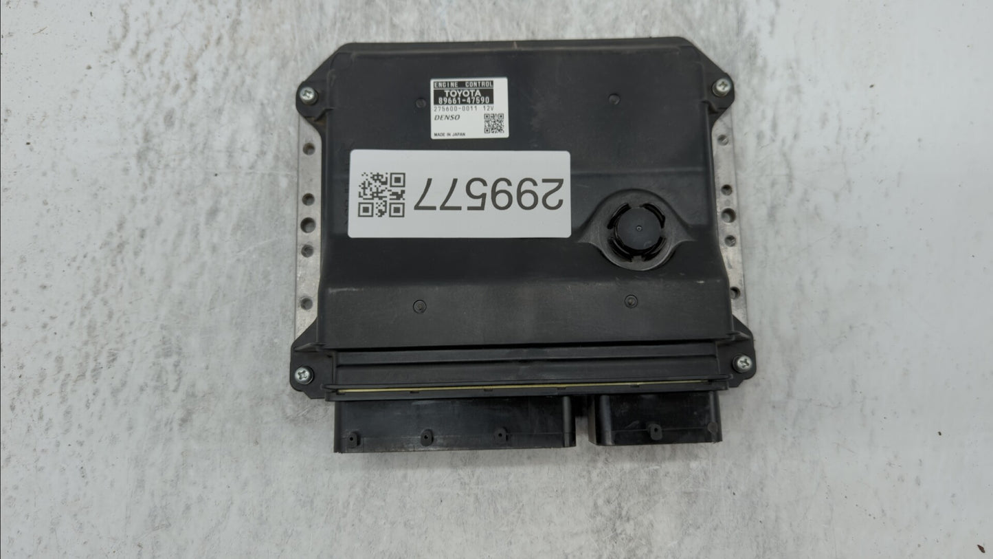 2014 Toyota Prius PCM Engine Control Computer ECU ECM PCU OEM P/N:89661-47590 Fits OEM Used Auto Parts - Oemusedautoparts1.c