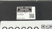 2014 Toyota Prius PCM Engine Control Computer ECU ECM PCU OEM P/N:89661-47590 Fits OEM Used Auto Parts - Oemusedautoparts1.c