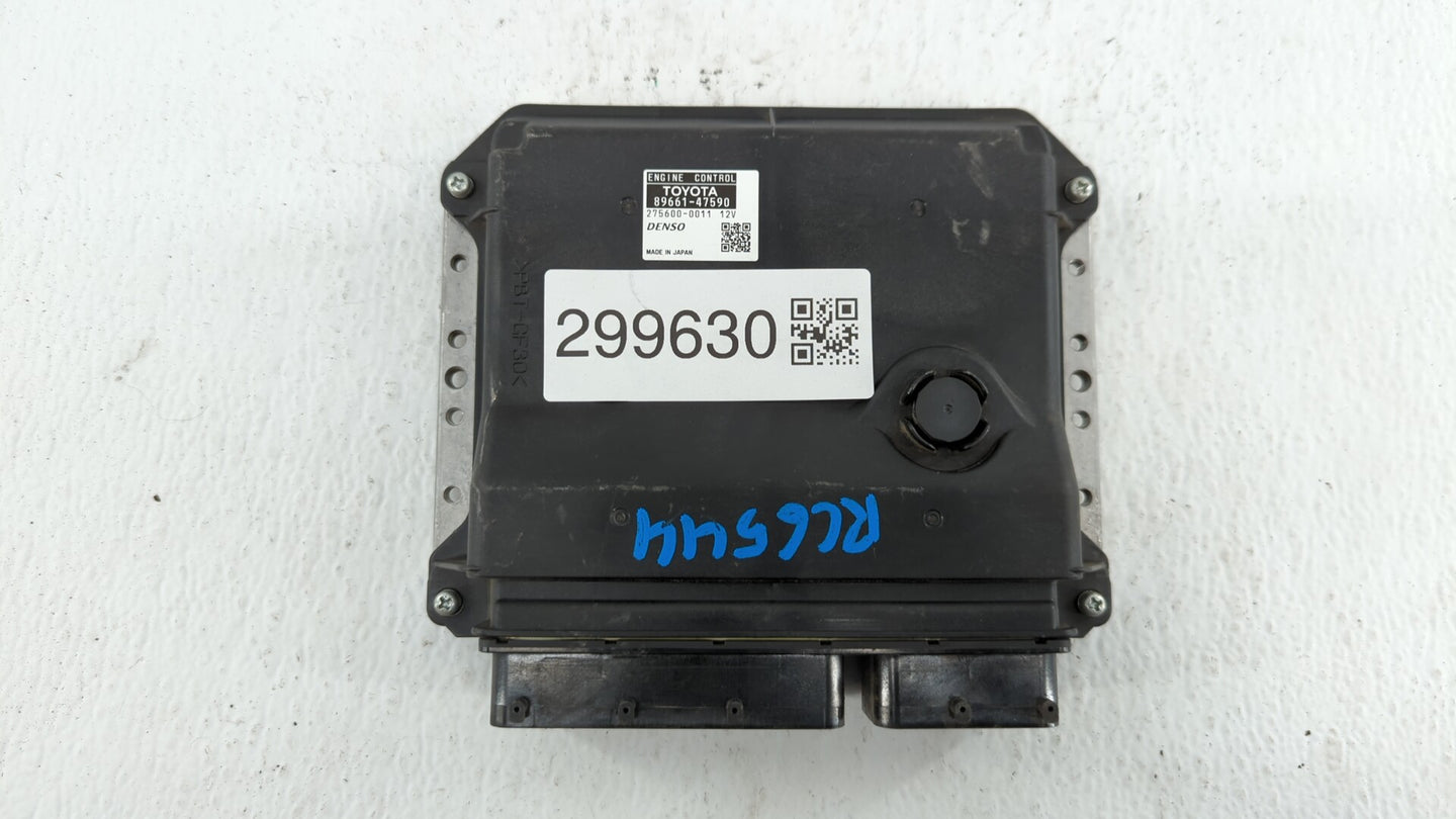 2014 Toyota Prius PCM Engine Control Computer ECU ECM PCU OEM P/N:89661-47590 Fits OEM Used Auto Parts - Oemusedautoparts1.c