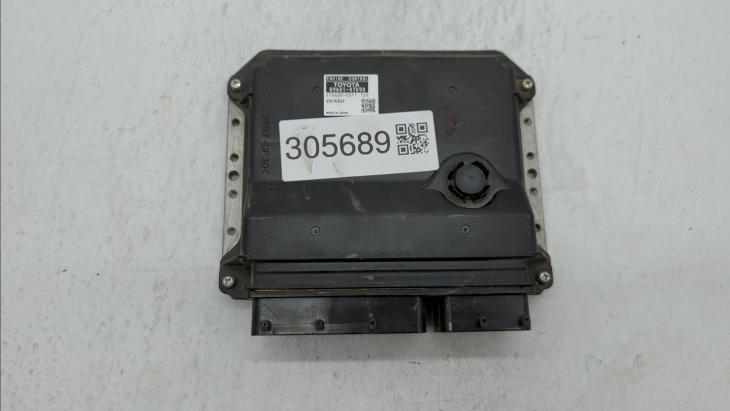 2014 Toyota Prius PCM Engine Control Computer ECU ECM PCU OEM P/N:89661-47590 Fits OEM Used Auto Parts - Oemusedautoparts1.c