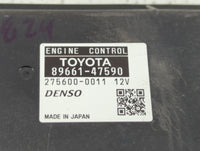 2014 Toyota Prius PCM Engine Control Computer ECU ECM PCU OEM P/N:89661-47590 Fits OEM Used Auto Parts - Oemusedautoparts1.c
