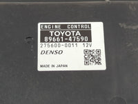2014 Toyota Prius PCM Engine Control Computer ECU ECM PCU OEM P/N:89661-47590 Fits OEM Used Auto Parts - Oemusedautoparts1.c