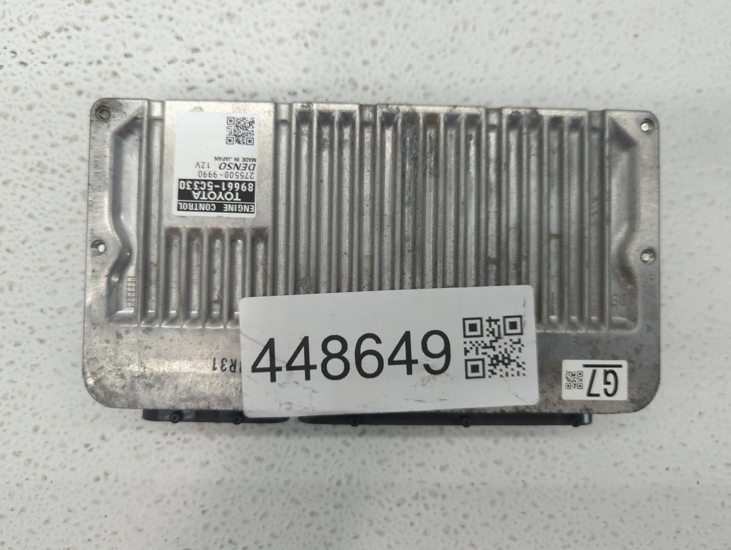 2014 Toyota Prius PCM Engine Control Computer ECU ECM PCU OEM P/N:89661-5C330 Fits OEM Used Auto Parts - Oemusedautoparts1.c