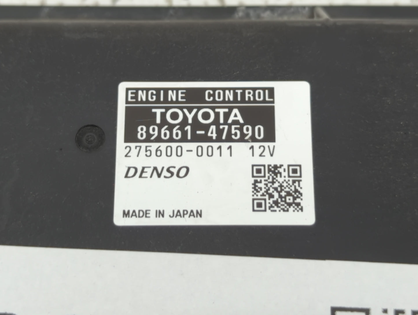 2014 Toyota Prius PCM Engine Control Computer ECU ECM PCU OEM P/N:89661-47590 Fits OEM Used Auto Parts - Oemusedautoparts1.c