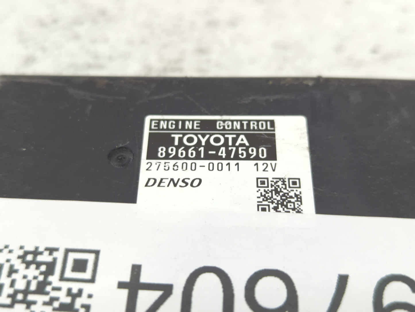 2014 Toyota Prius PCM Engine Control Computer ECU ECM PCU OEM P/N:89661-47590 Fits OEM Used Auto Parts - Oemusedautoparts1.c