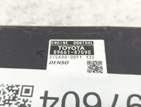 2014 Toyota Prius PCM Engine Control Computer ECU ECM PCU OEM P/N:89661-47590 Fits OEM Used Auto Parts - Oemusedautoparts1.c