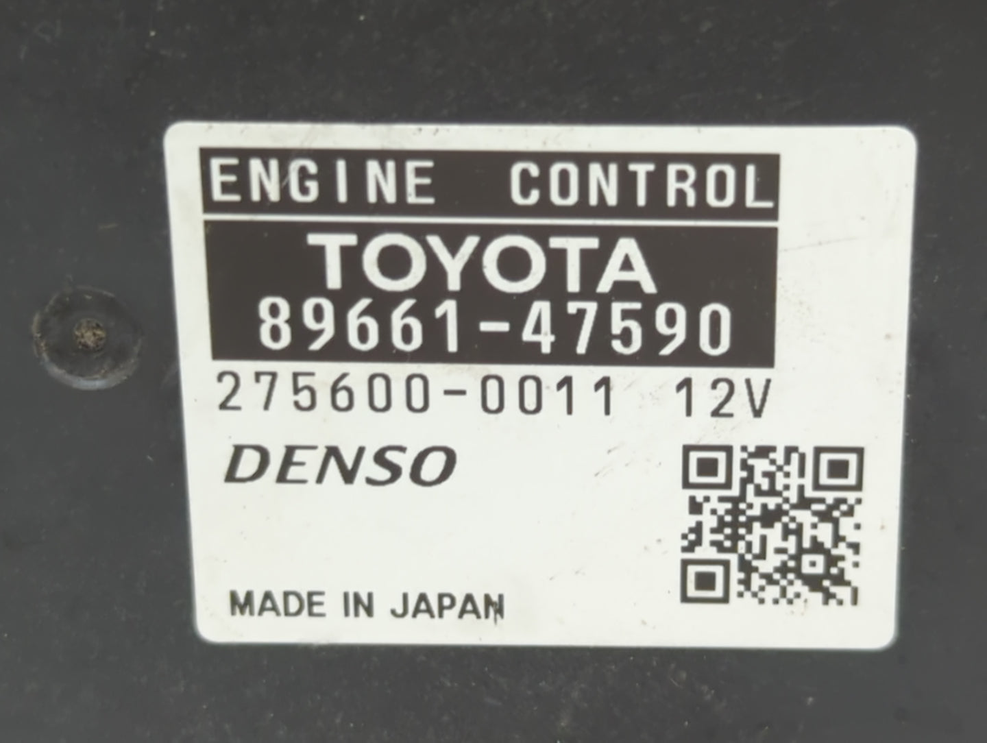 2014 Toyota Prius PCM Engine Control Computer ECU ECM PCU OEM P/N:89661-47590 Fits OEM Used Auto Parts - Oemusedautoparts1.c