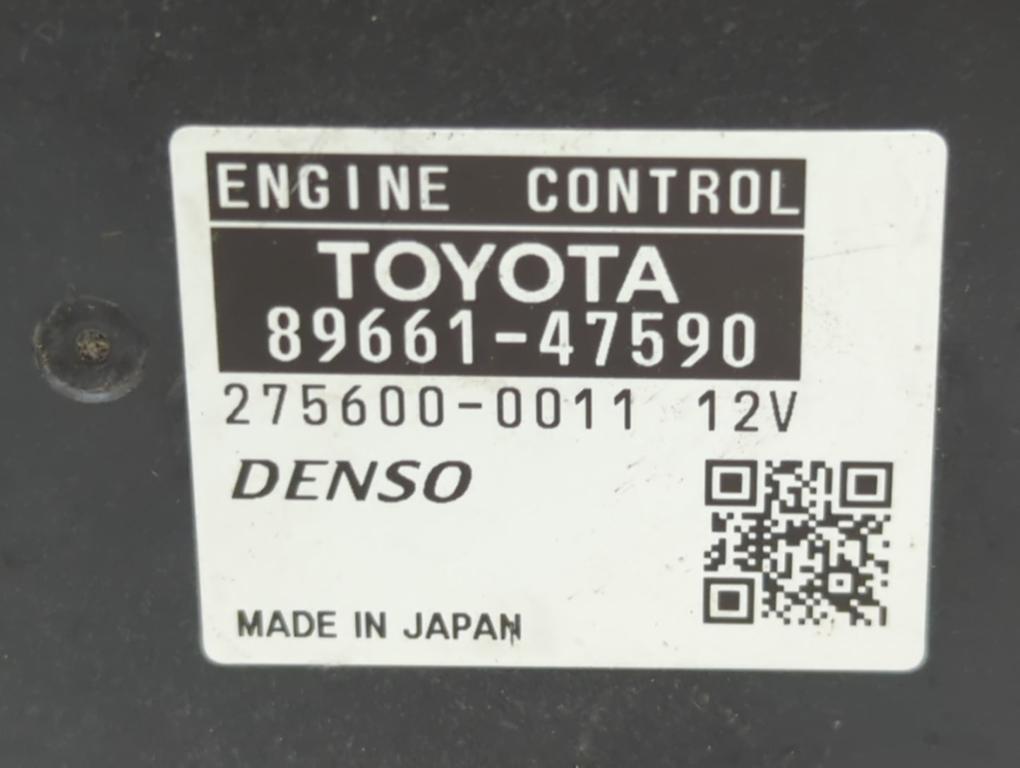 2014 Toyota Prius PCM Engine Control Computer ECU ECM PCU OEM P/N:89661-47590 Fits OEM Used Auto Parts - Oemusedautoparts1.c