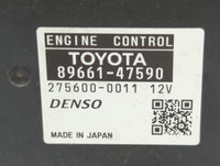 2014 Toyota Prius PCM Engine Control Computer ECU ECM PCU OEM P/N:89661-47590 Fits OEM Used Auto Parts - Oemusedautoparts1.c