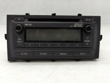 2012-2014 Toyota Prius Radio AM FM Cd Player Receiver Replacement P/N:86120-52D10 Fits Fits 2012 2013 2014 OEM Used Auto Par