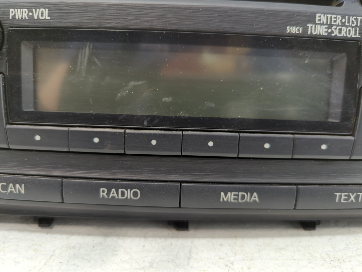2012-2014 Toyota Prius Radio AM FM Cd Player Receiver Replacement P/N:86120-52D10 Fits Fits 2012 2013 2014 OEM Used Auto Par