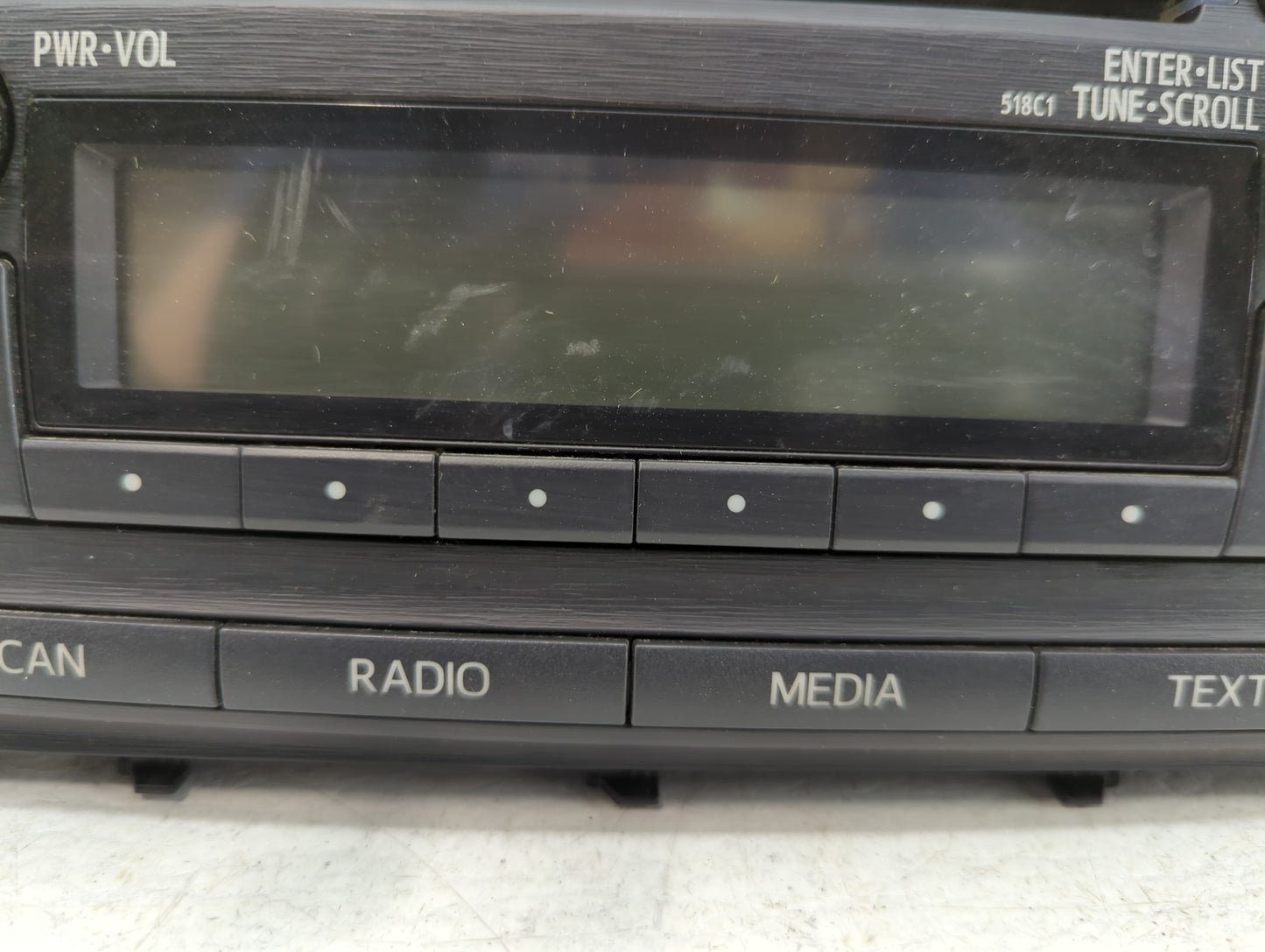 2012-2014 Toyota Prius Radio AM FM Cd Player Receiver Replacement P/N:86120-52D10 Fits Fits 2012 2013 2014 OEM Used Auto Par