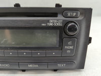 2012-2014 Toyota Prius Radio AM FM Cd Player Receiver Replacement P/N:86120-52D10 Fits Fits 2012 2013 2014 OEM Used Auto Par