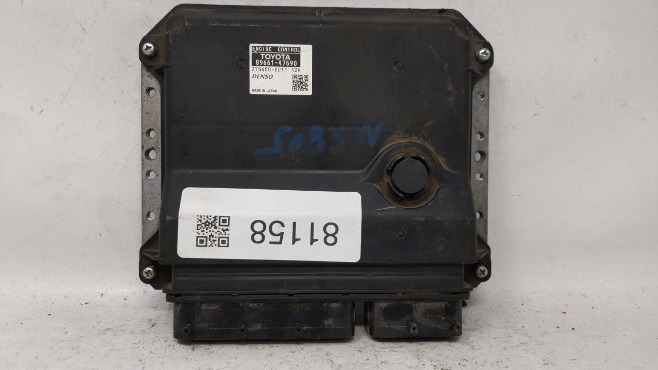 2014 Toyota Prius PCM Engine Control Computer ECU ECM PCU OEM P/N:89661-47590 Fits OEM Used Auto Parts - Oemusedautoparts1.c