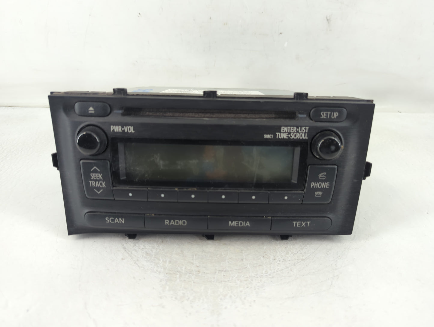 2012-2014 Toyota Prius Radio AM FM Cd Player Receiver Replacement P/N:86120-52D10 Fits Fits 2012 2013 2014 OEM Used Auto Par