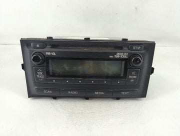 2012-2014 Toyota Prius Radio AM FM Cd Player Receiver Replacement P/N:86120-52D10 Fits Fits 2012 2013 2014 OEM Used Auto Par