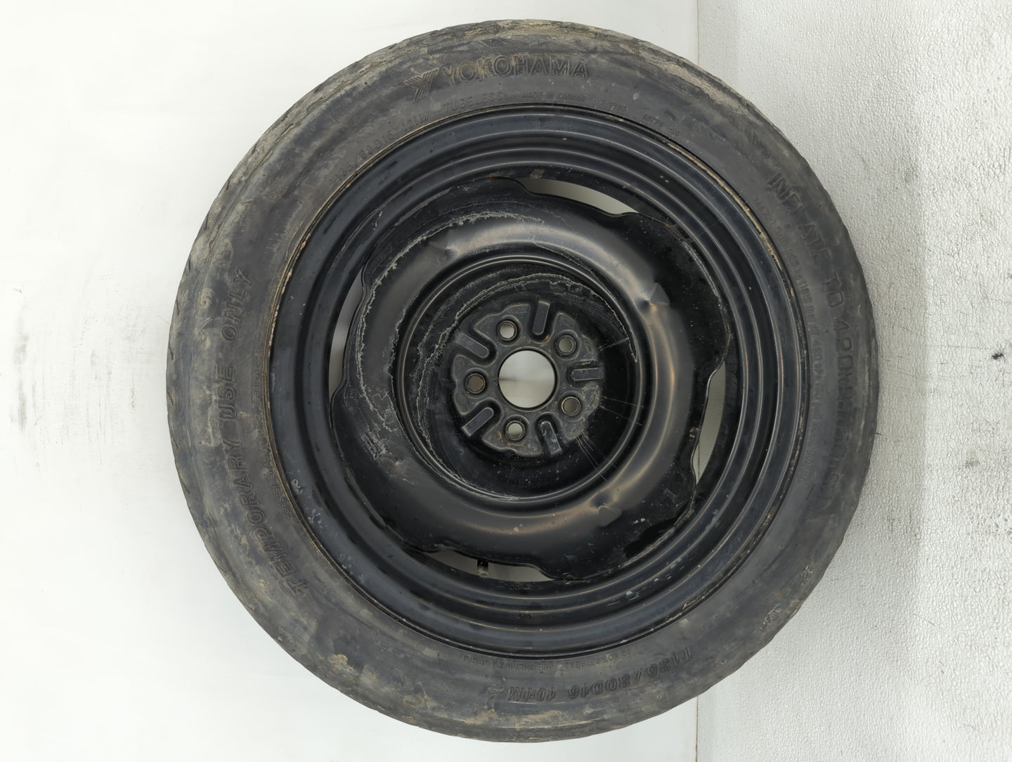 2004-2015 Toyota Prius Spare Donut Tire Wheel Rim Oem - Oemusedautoparts1.com