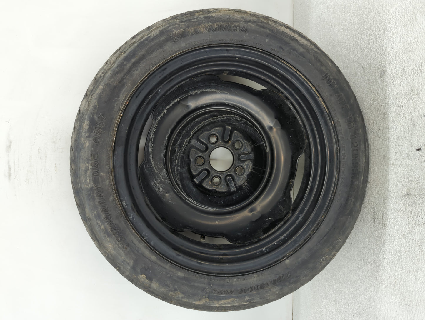 2004-2015 Toyota Prius Spare Donut Tire Wheel Rim Oem - Oemusedautoparts1.com