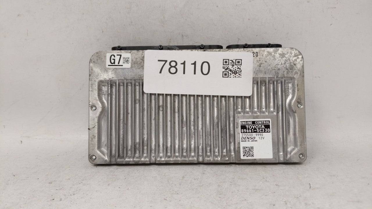 2014 Toyota Prius C PCM Engine Control Computer ECU ECM PCU OEM P/N:89661-5C330 Fits OEM Used Auto Parts - Oemusedautoparts1