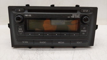 2012-2014 Toyota Prius C Am Fm Cd Player Radio Receiver - Oemusedautoparts1.com