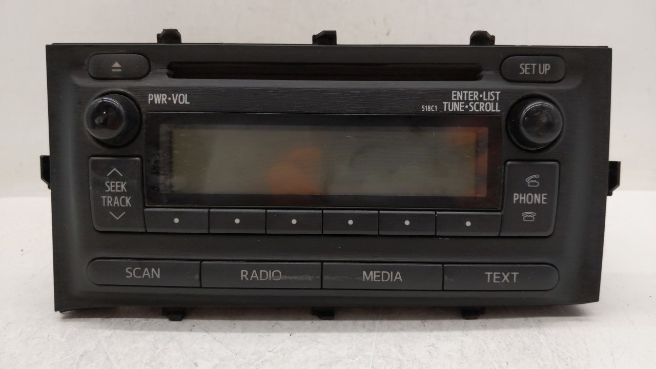 2012-2014 Toyota Prius C Am Fm Cd Player Radio Receiver - Oemusedautoparts1.com