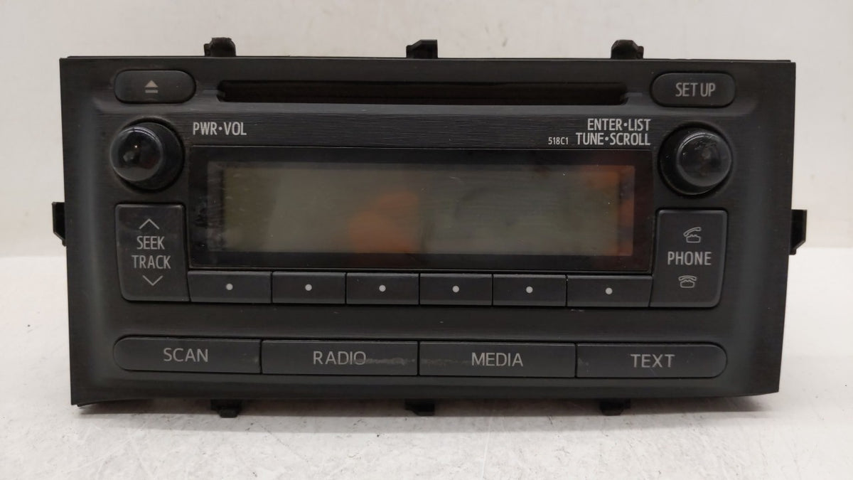 2012-2014 Toyota Prius C Am Fm Cd Player Radio Receiver 240013 - Oemusedautoparts1.com