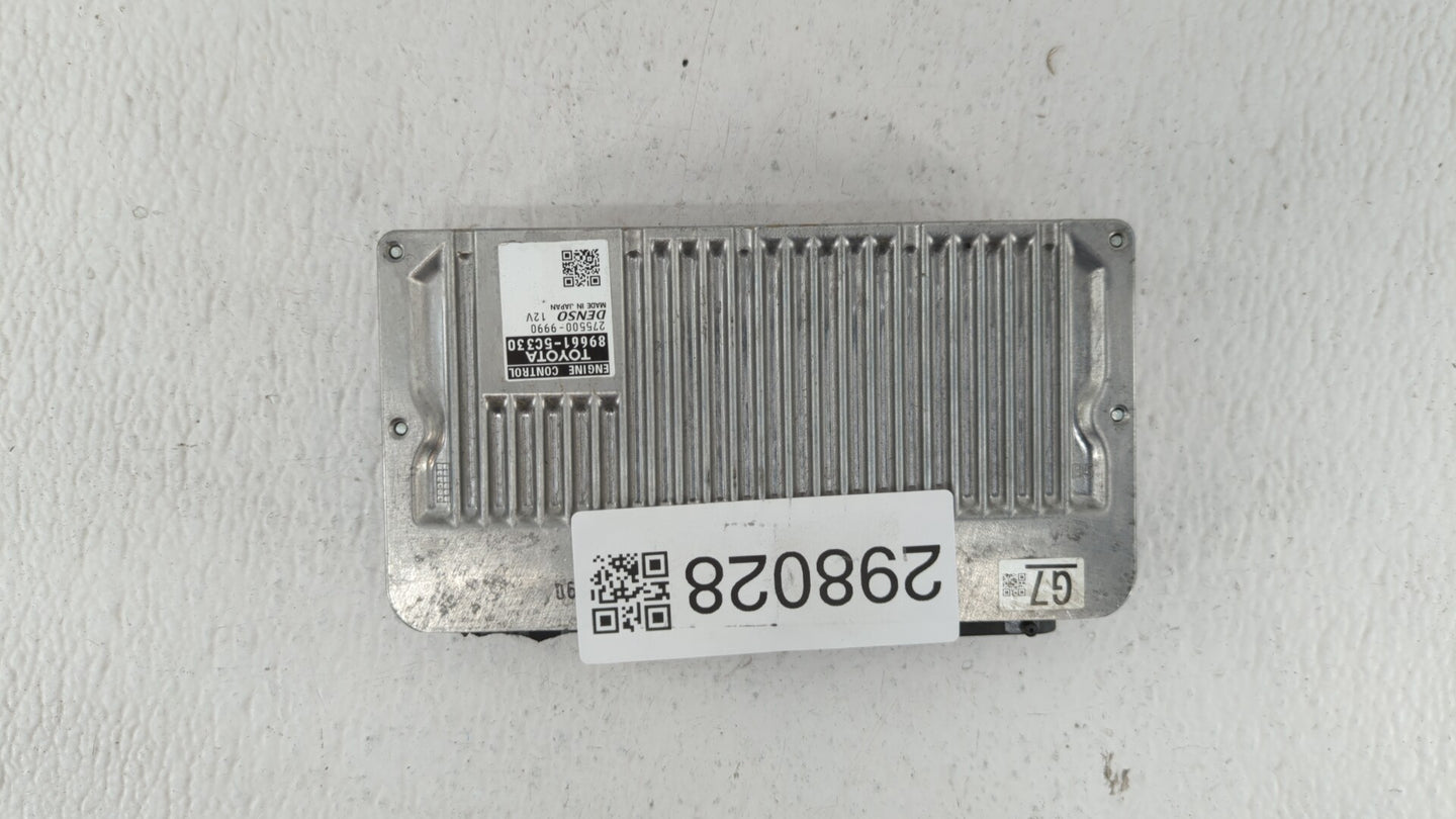 2014 Toyota Prius C PCM Engine Control Computer ECU ECM PCU OEM P/N:89661-5C330 Fits OEM Used Auto Parts - Oemusedautoparts1