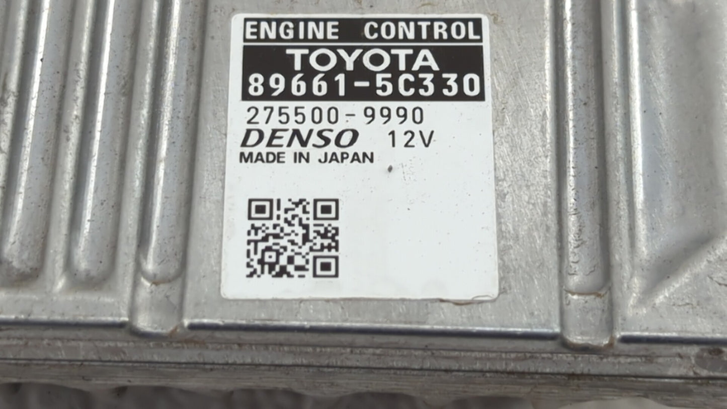 2014 Toyota Prius C PCM Engine Control Computer ECU ECM PCU OEM P/N:89661-5C330 Fits OEM Used Auto Parts - Oemusedautoparts1