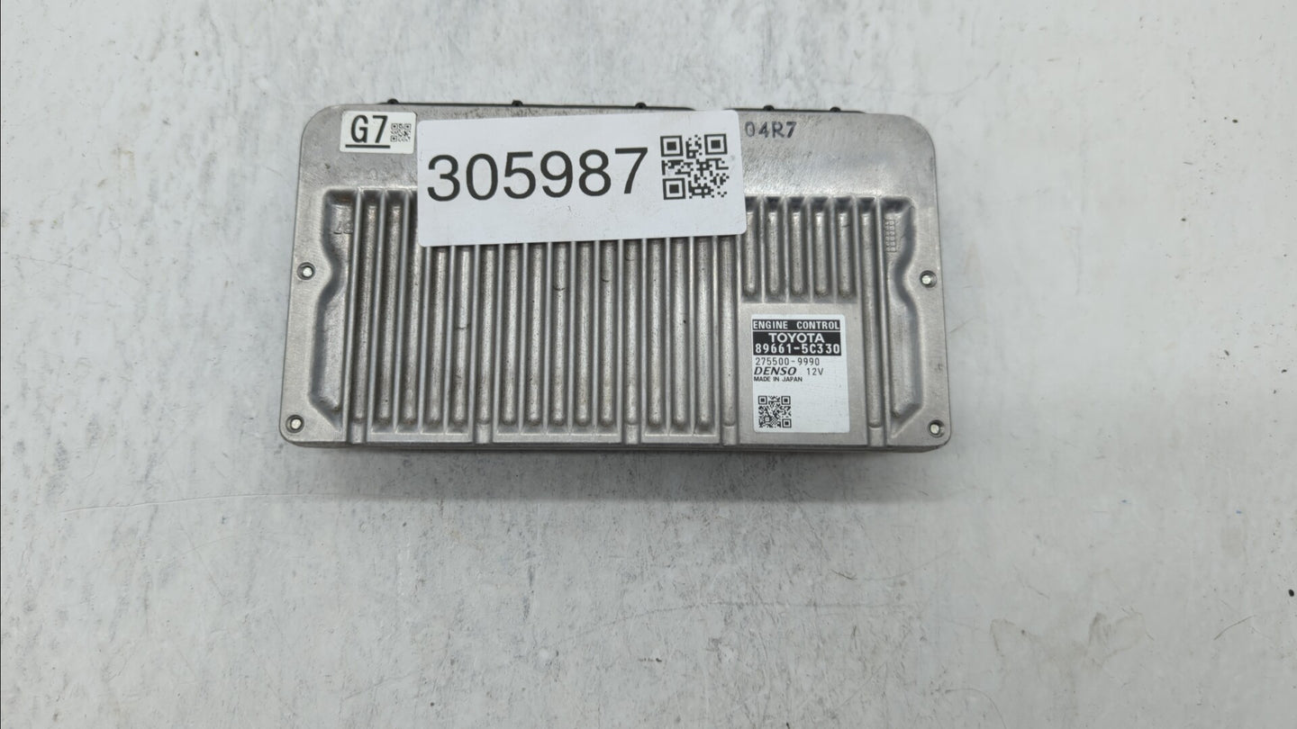 2014 Toyota Prius C PCM Engine Control Computer ECU ECM PCU OEM P/N:89661-5C330 Fits OEM Used Auto Parts - Oemusedautoparts1