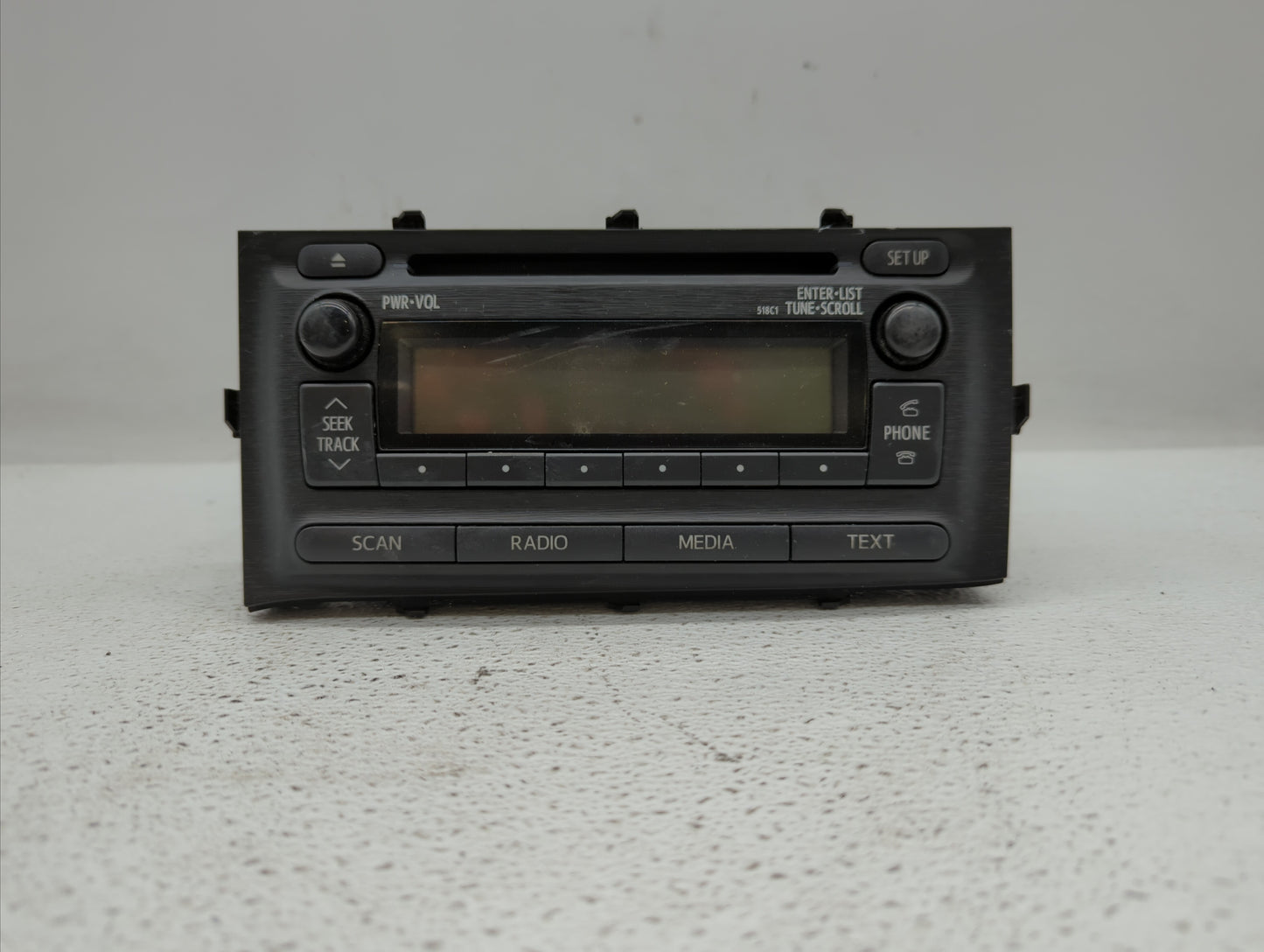 2012-2014 Toyota Prius C Radio AM FM Cd Player Receiver Replacement P/N:86120-52D10 Fits Fits 2012 2013 2014 OEM Used Auto P
