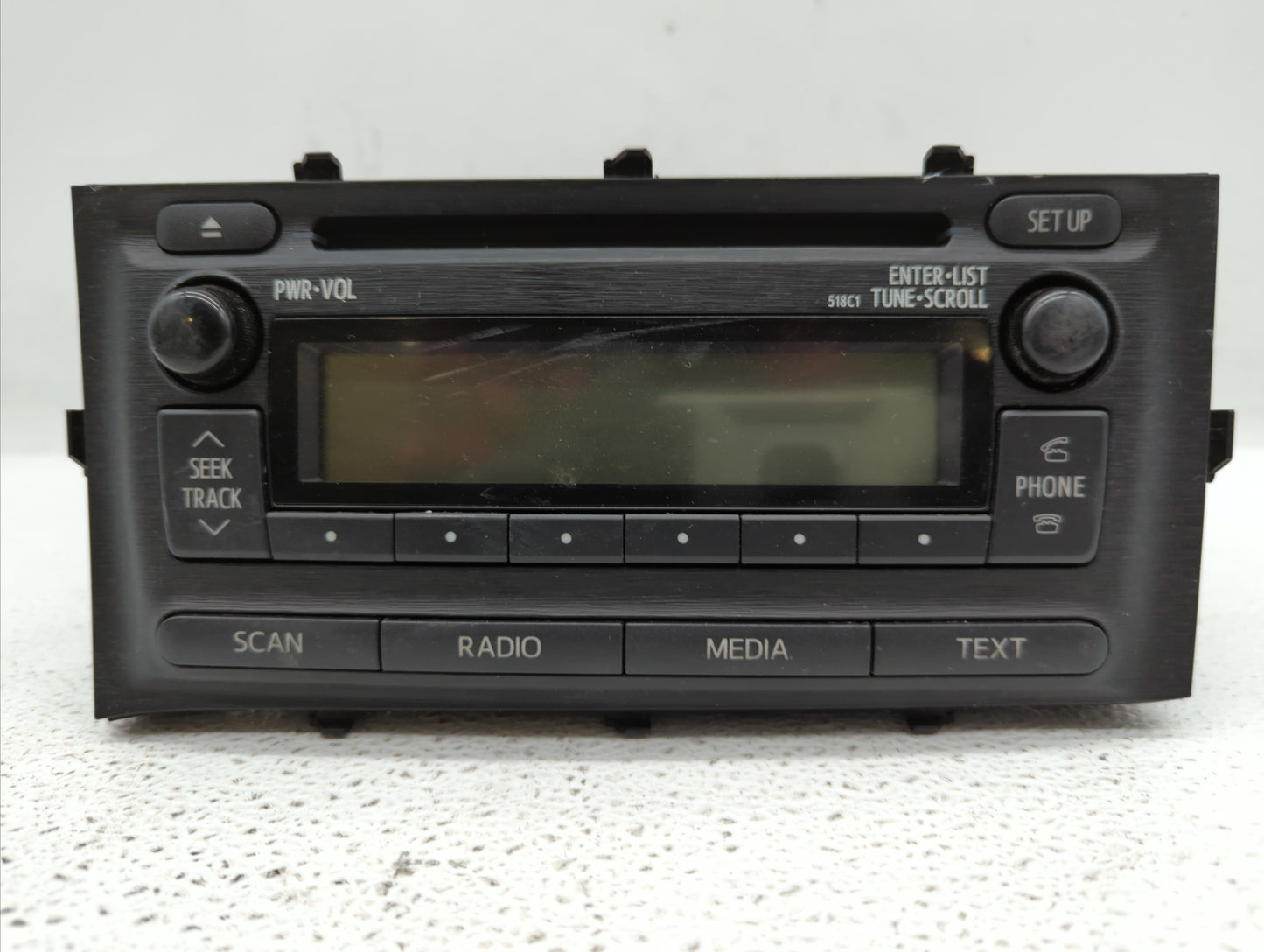 2012-2014 Toyota Prius C Radio AM FM Cd Player Receiver Replacement P/N:86120-52D10 Fits Fits 2012 2013 2014 OEM Used Auto P