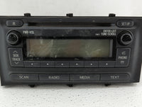 2012-2014 Toyota Prius C Radio AM FM Cd Player Receiver Replacement P/N:86120-52D10 Fits Fits 2012 2013 2014 OEM Used Auto P