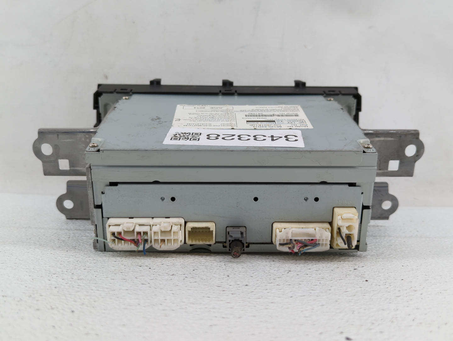 2012-2014 Toyota Prius C Radio AM FM Cd Player Receiver Replacement P/N:86120-52D10 Fits Fits 2012 2013 2014 OEM Used Auto P