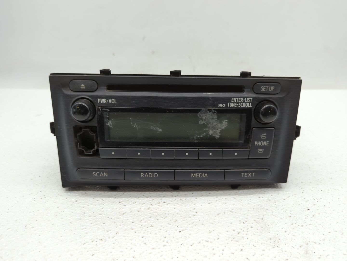 2012-2014 Toyota Prius C Radio AM FM Cd Player Receiver Replacement P/N:86120-52D10 Fits Fits 2012 2013 2014 OEM Used Auto P