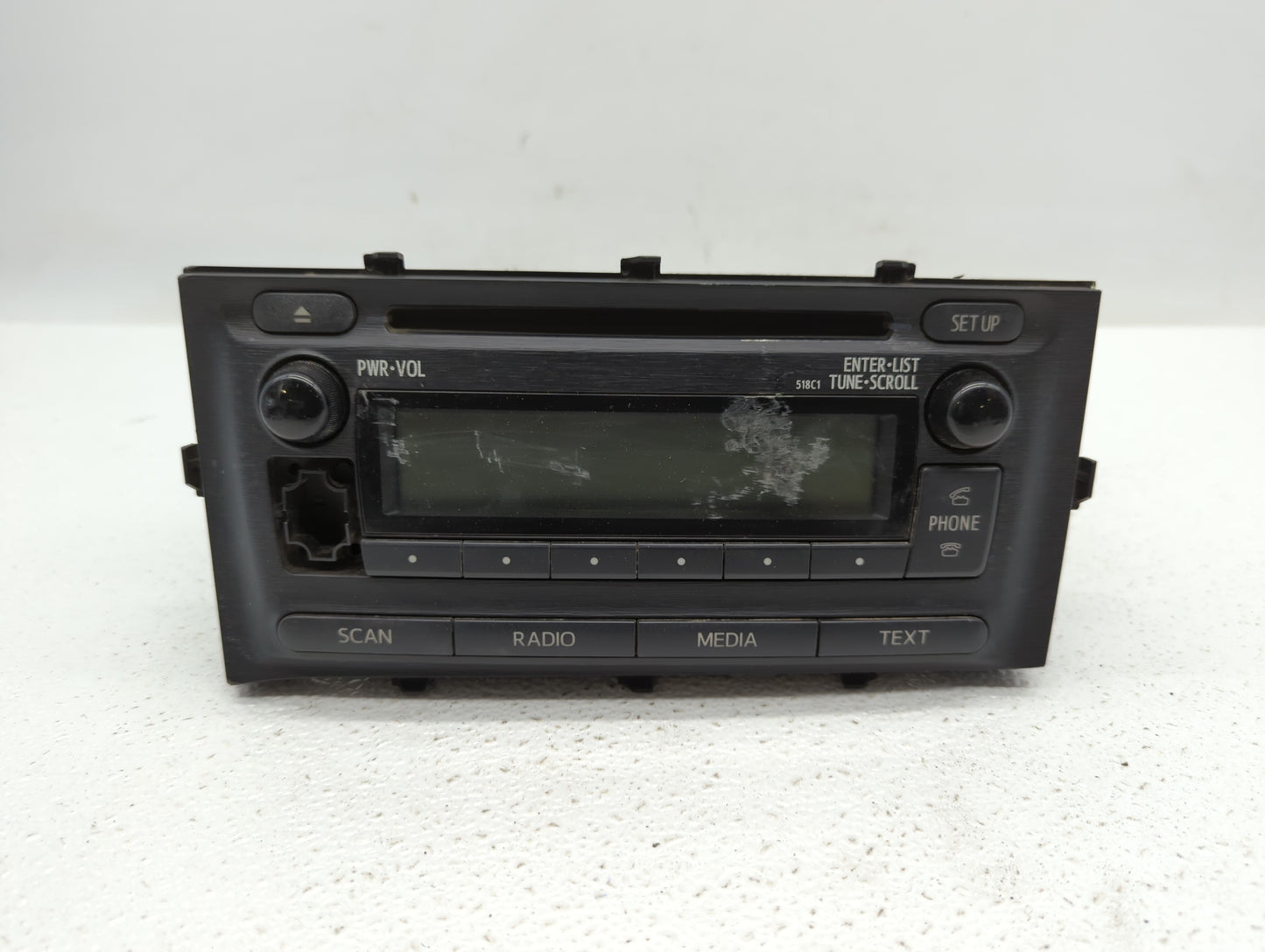 2012-2014 Toyota Prius C Radio AM FM Cd Player Receiver Replacement P/N:86120-52D10 Fits Fits 2012 2013 2014 OEM Used Auto P