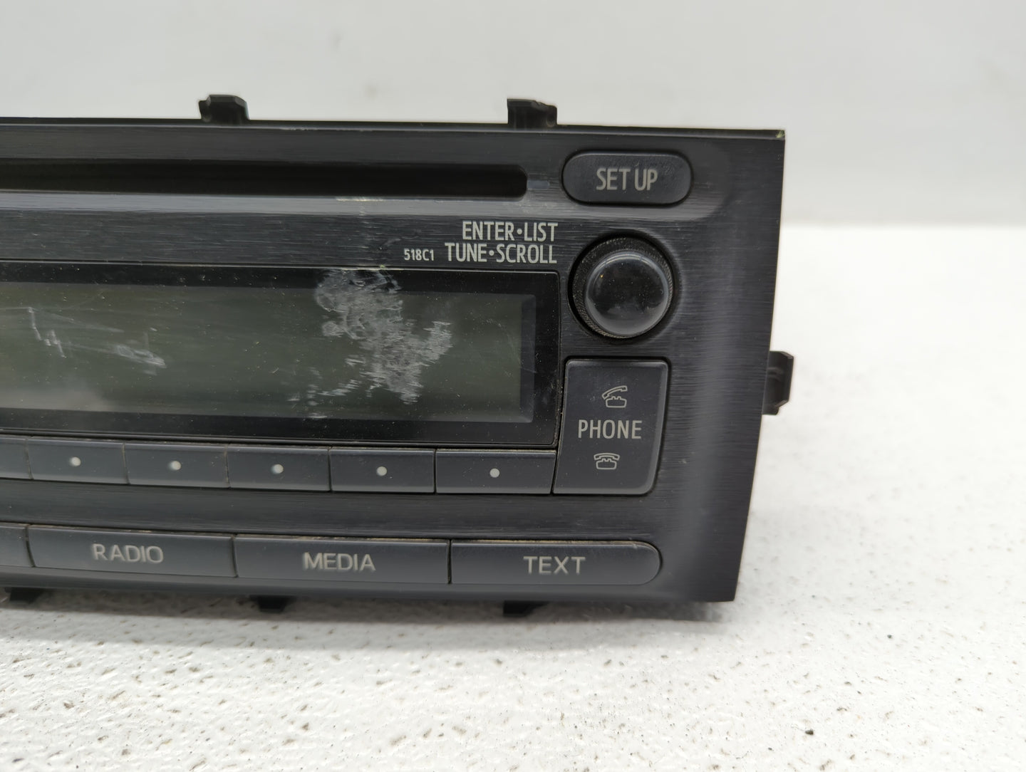 2012-2014 Toyota Prius C Radio AM FM Cd Player Receiver Replacement P/N:86120-52D10 Fits Fits 2012 2013 2014 OEM Used Auto P
