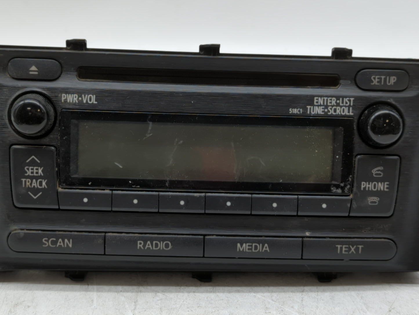 2012-2014 Toyota Prius C Radio AM FM Cd Player Receiver Replacement P/N:86120-52D10 Fits Fits 2012 2013 2014 OEM Used Auto P
