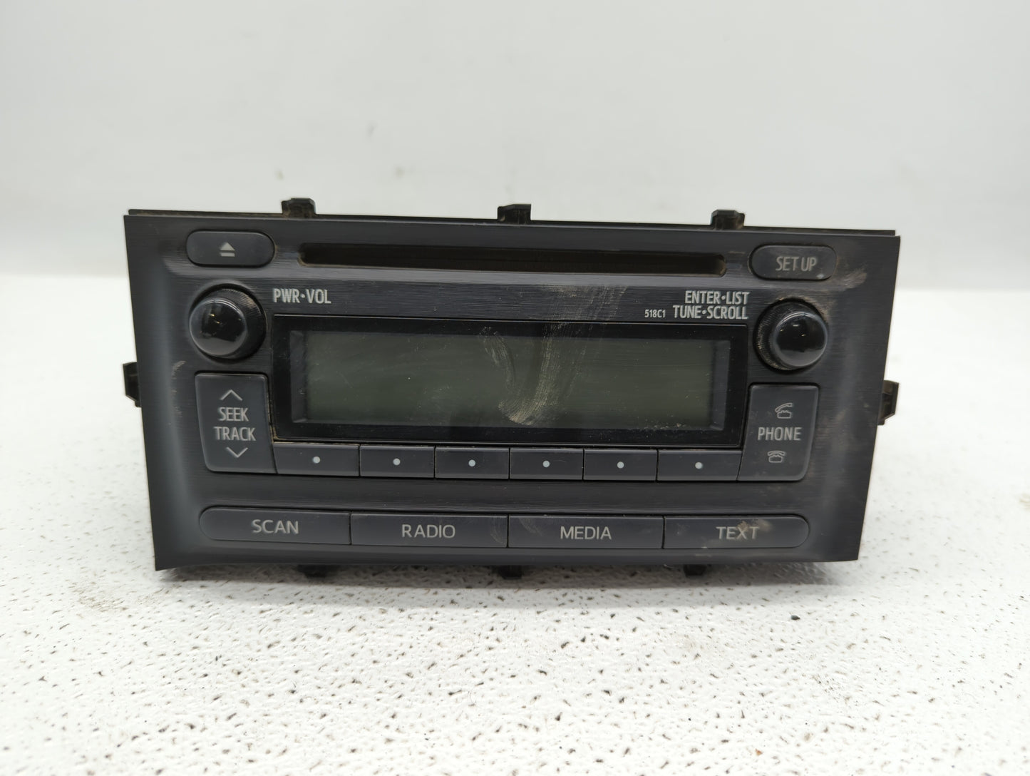 2012-2014 Toyota Prius C Radio AM FM Cd Player Receiver Replacement P/N:86120-52D10 Fits Fits 2012 2013 2014 OEM Used Auto P