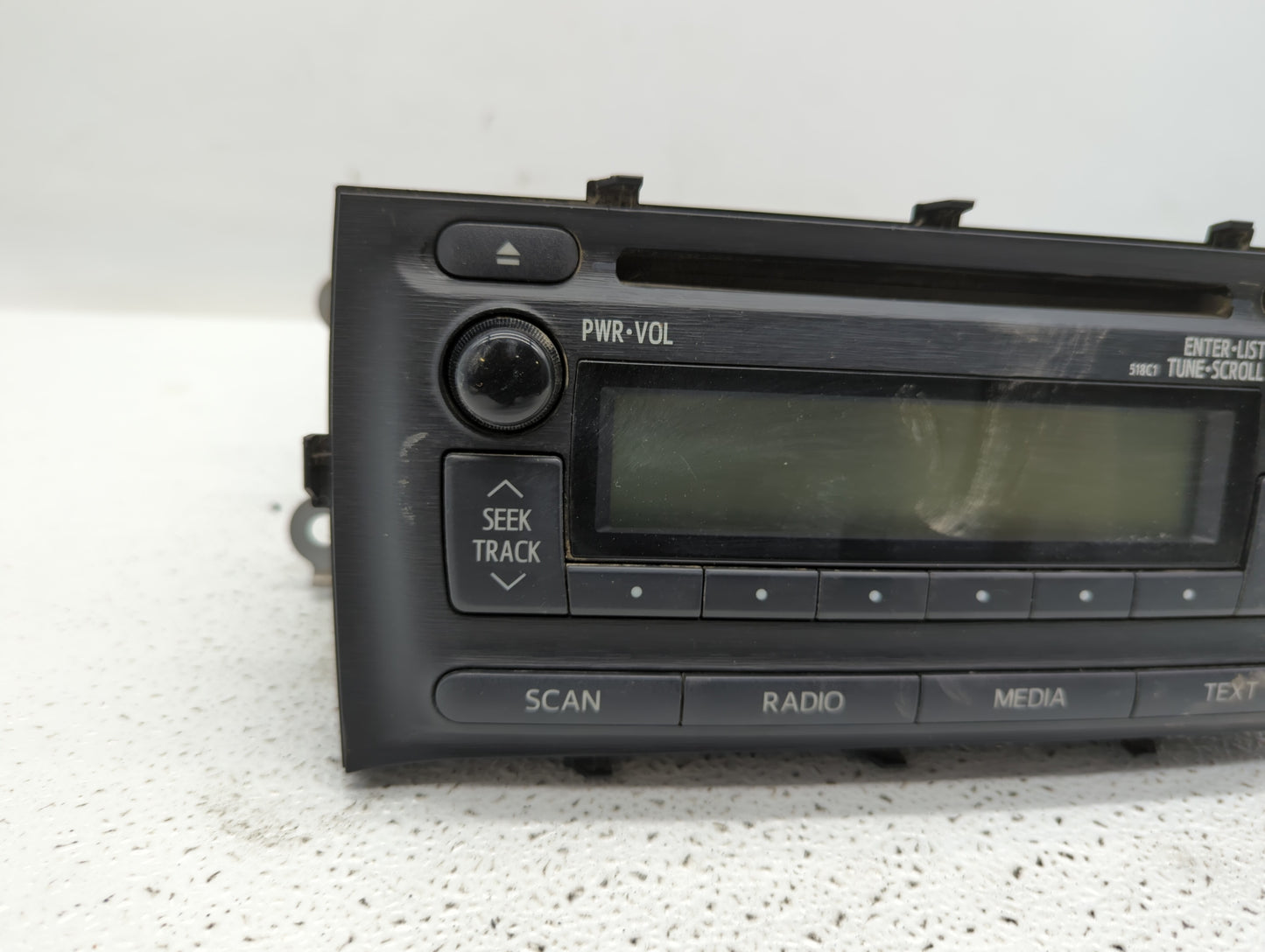 2012-2014 Toyota Prius C Radio AM FM Cd Player Receiver Replacement P/N:86120-52D10 Fits Fits 2012 2013 2014 OEM Used Auto P