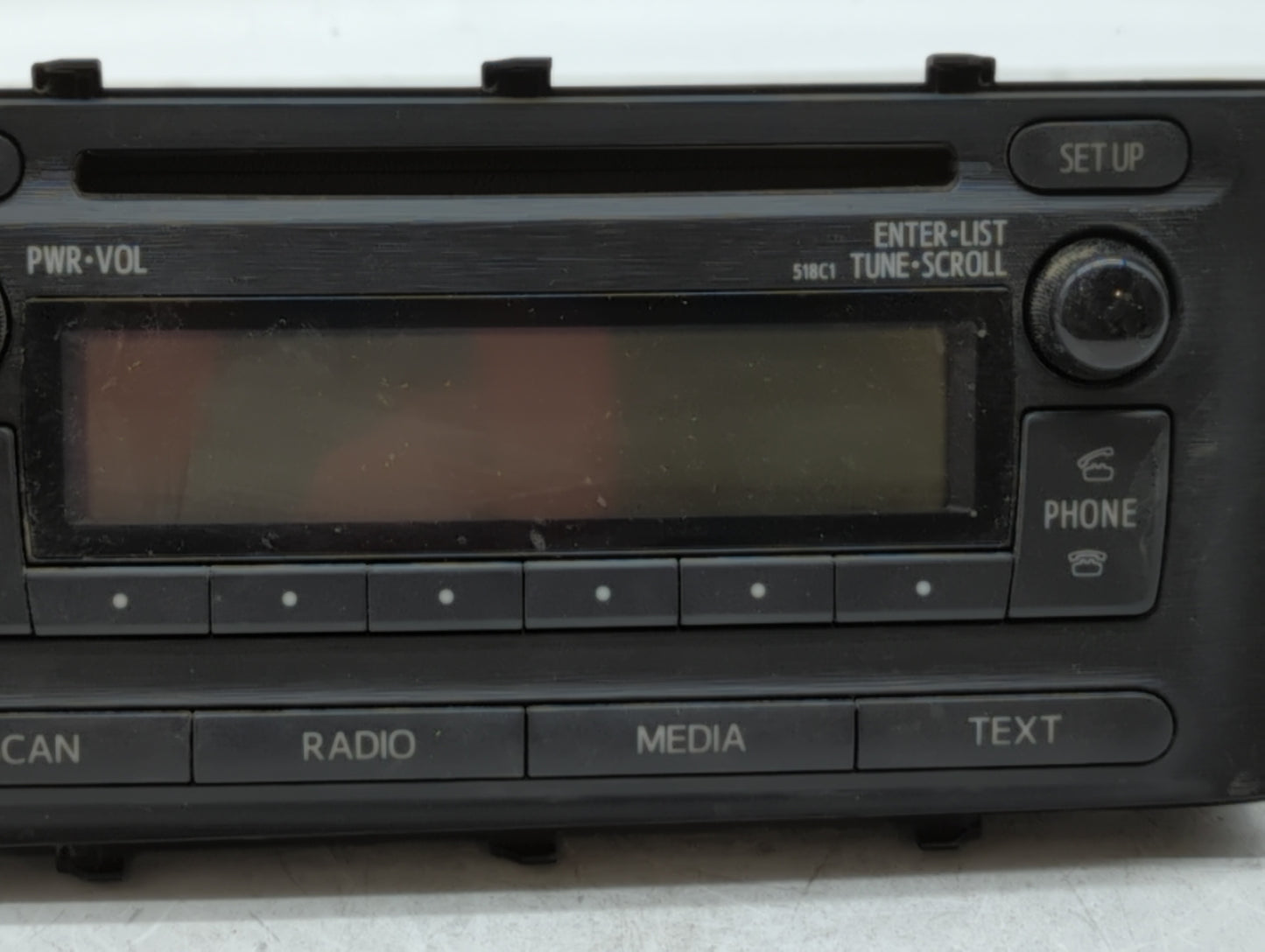 2012-2014 Toyota Prius C Radio AM FM Cd Player Receiver Replacement P/N:86120-52D10 Fits Fits 2012 2013 2014 OEM Used Auto P