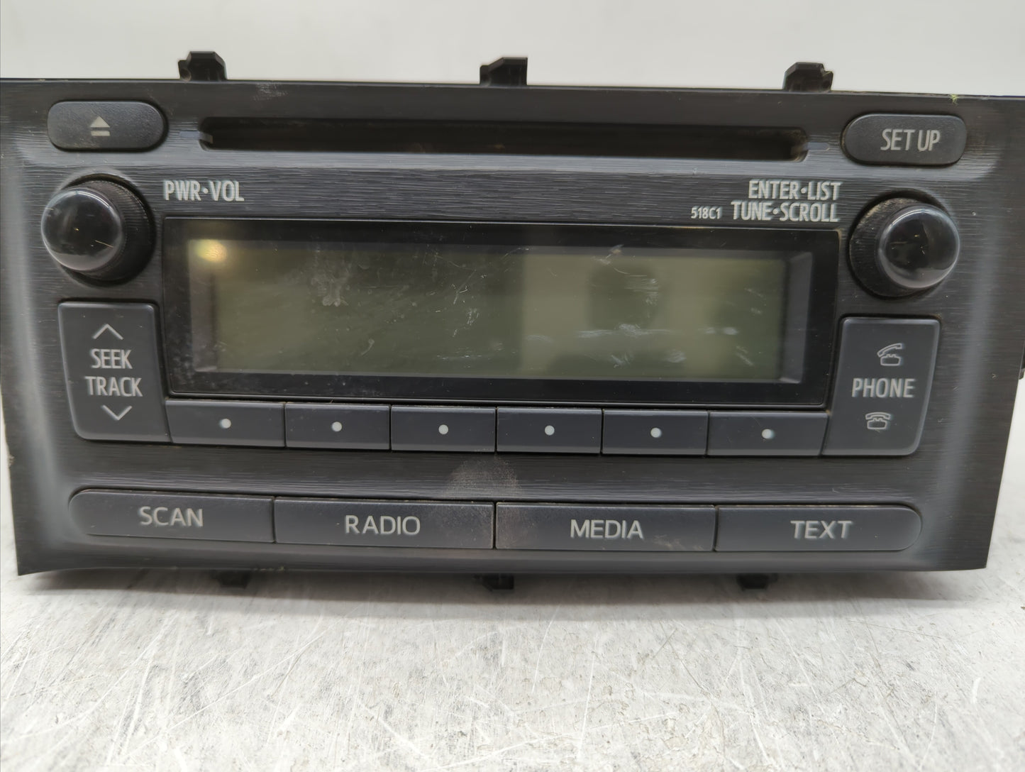 2012-2014 Toyota Prius C Radio AM FM Cd Player Receiver Replacement P/N:86120-52D10 Fits Fits 2012 2013 2014 OEM Used Auto P