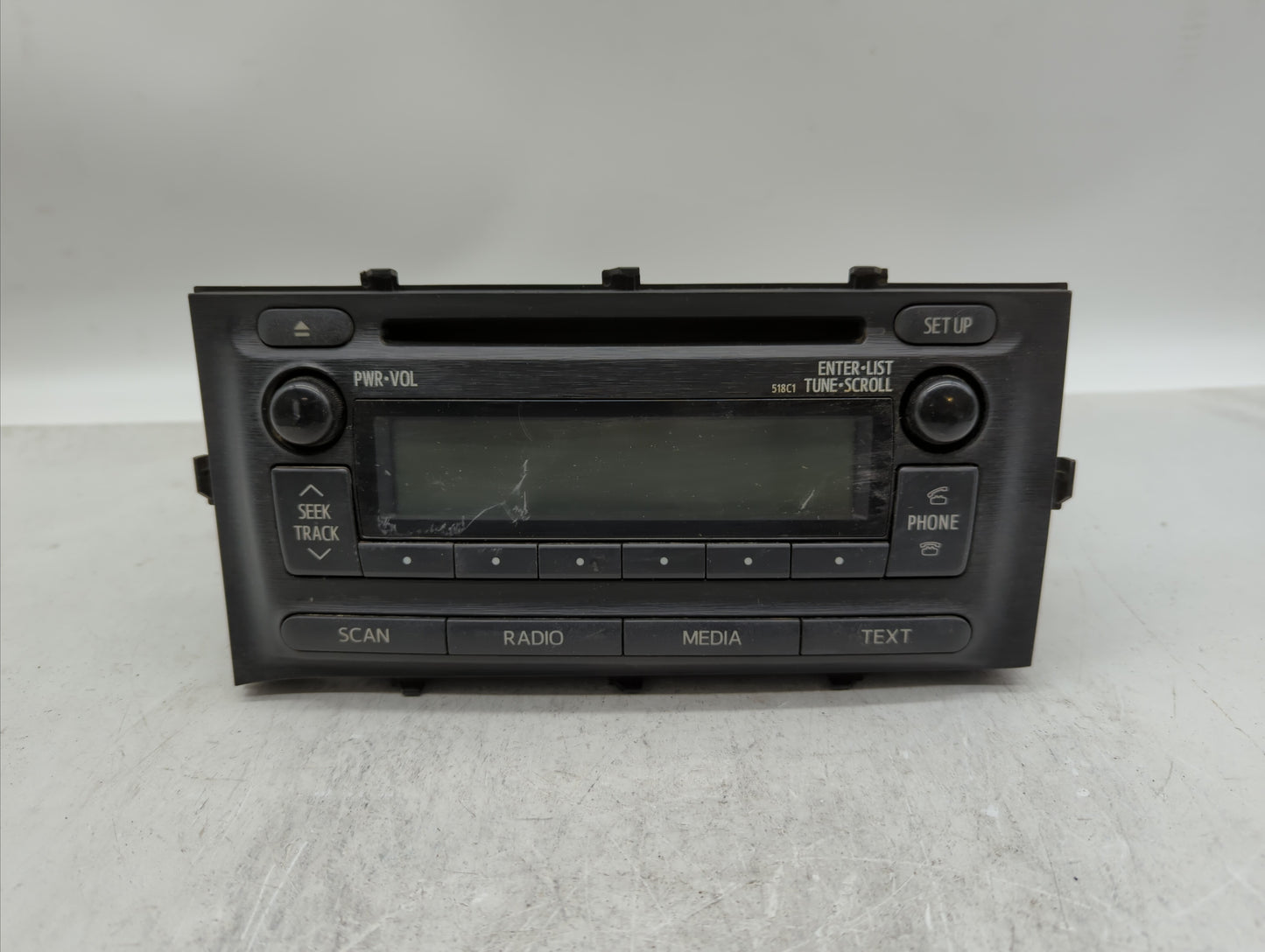 2012-2014 Toyota Prius C Radio AM FM Cd Player Receiver Replacement P/N:86120-52D10 Fits Fits 2012 2013 2014 OEM Used Auto P