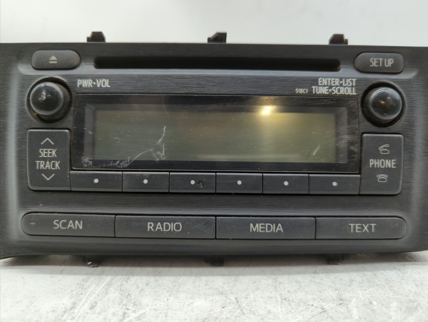 2012-2014 Toyota Prius C Radio AM FM Cd Player Receiver Replacement P/N:86120-52D10 Fits Fits 2012 2013 2014 OEM Used Auto P