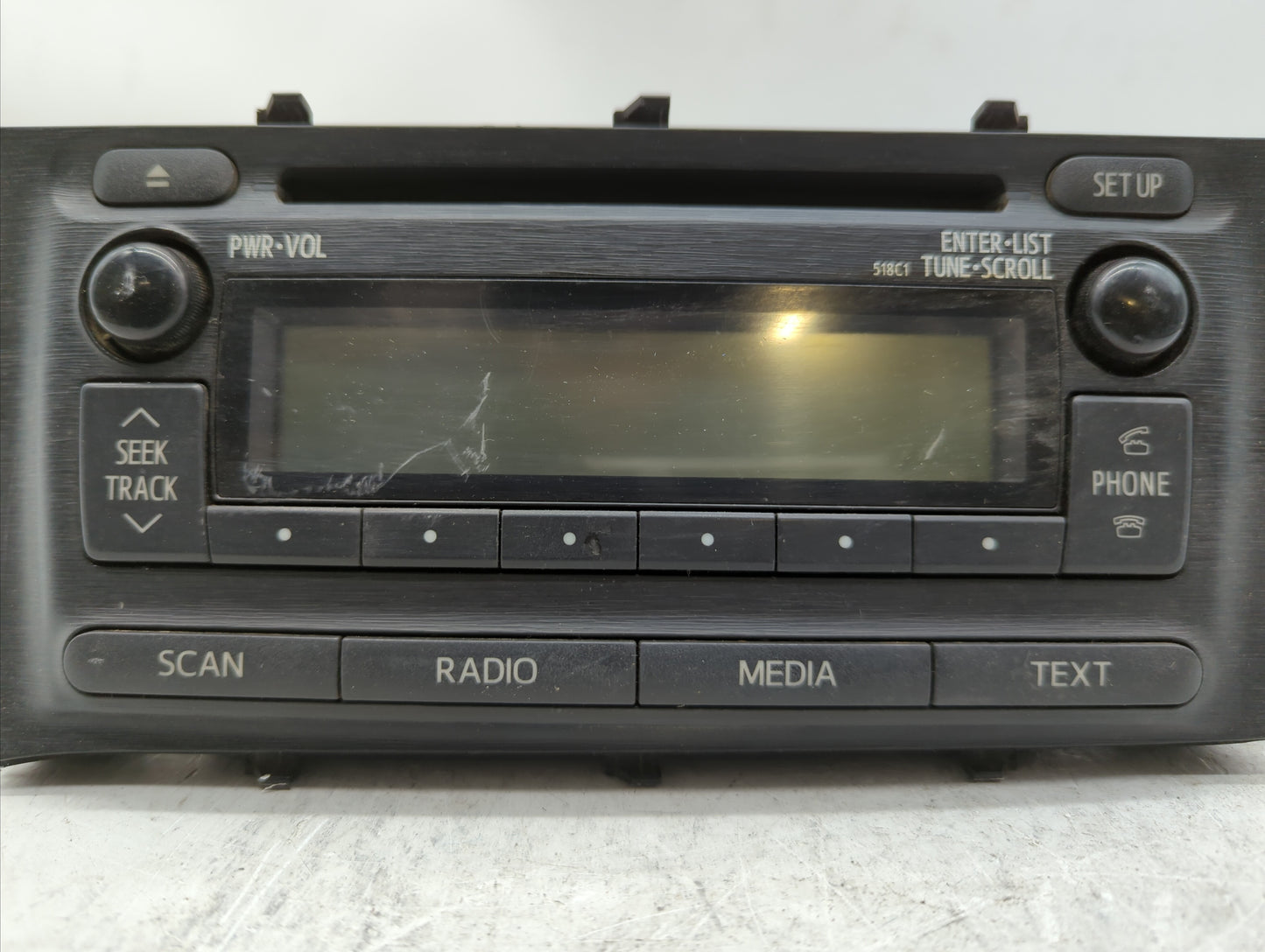 2012-2014 Toyota Prius C Radio AM FM Cd Player Receiver Replacement P/N:86120-52D10 Fits Fits 2012 2013 2014 OEM Used Auto P