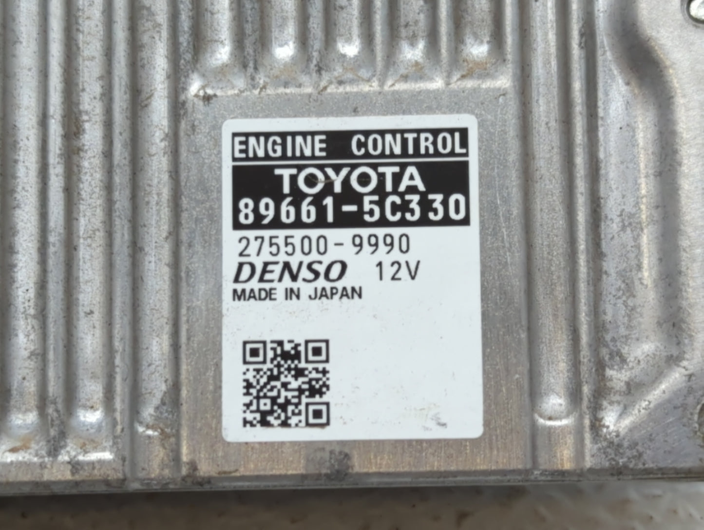 2014 Toyota Prius C PCM Engine Control Computer ECU ECM PCU OEM P/N:89661-5C330 Fits OEM Used Auto Parts - Oemusedautoparts1
