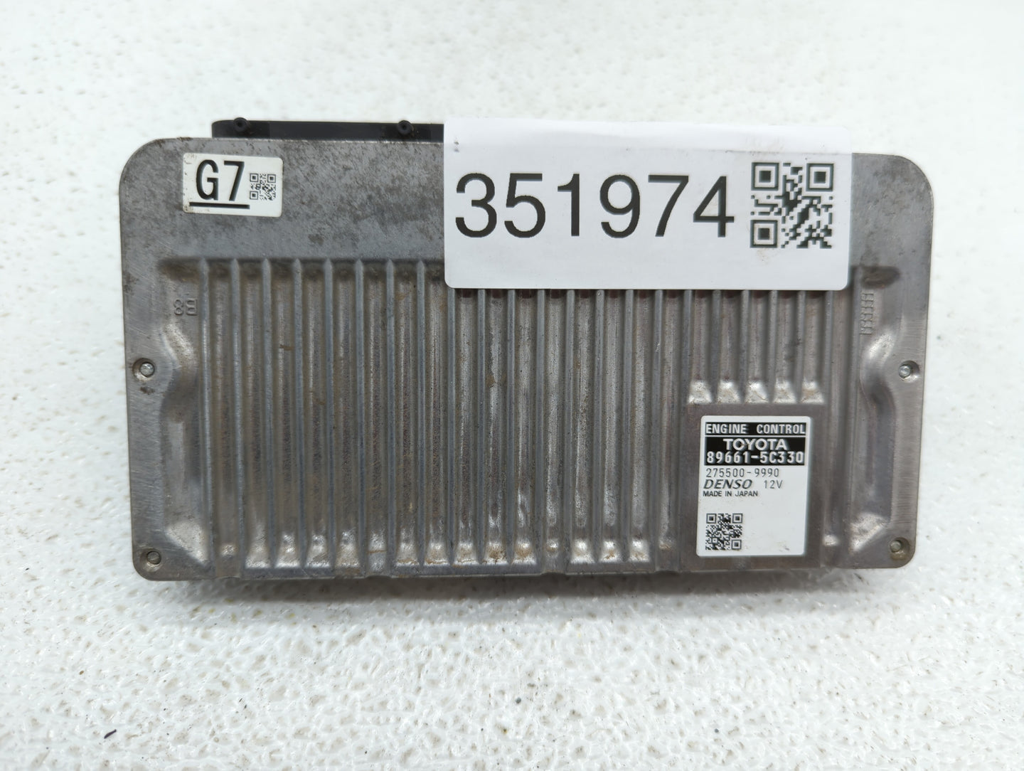 2014 Toyota Prius C PCM Engine Control Computer ECU ECM PCU OEM P/N:89661-5C330 Fits OEM Used Auto Parts - Oemusedautoparts1